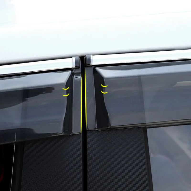 6 шт. для MG MG6 2018-2019 защита от дождя оконный козырек