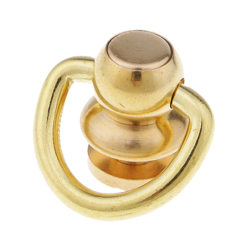 Латунный шаровой столб с D заклепками шпилька Чикаго Пряжка для кожаного ремесла