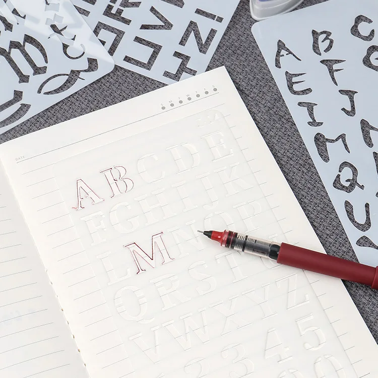 10*17 8 см трафареты с буквами для скрапбукинга Пластиковая форма спрея щит сделай