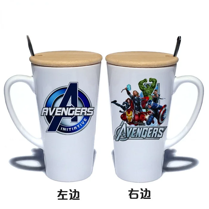 

Чашка для воды с крышкой из мультфильма «Marvel»