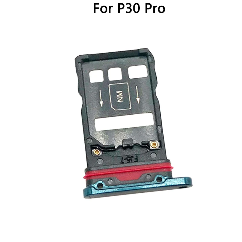 

10PCS New P30 Pro SIM Card Tray + NM Card Tray Replacement SIM Card Adapter For Huawei P30 Pro SIM Card