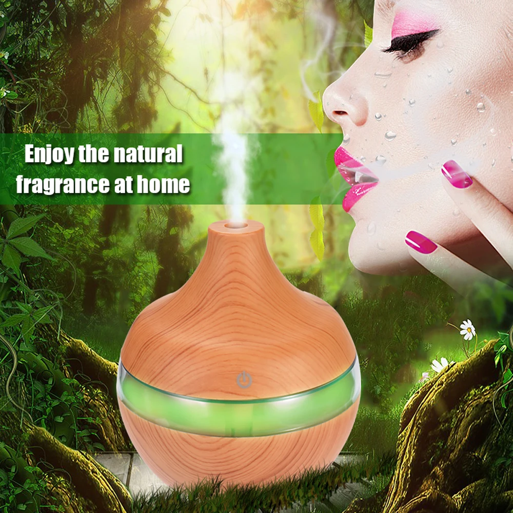 Увлажнитель воздуха ультразвуковой со светодиодной подсветкой и питанием от USB |