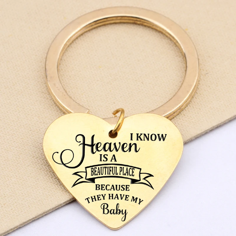 Памятный подарок брелок сердце кулон потеря ребенка Keepsake ювелирные изделия: Я