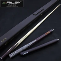 professional riley high end excellent handmade 34 piece snooker cue kit with case with extension 10mm billiard snooker stick