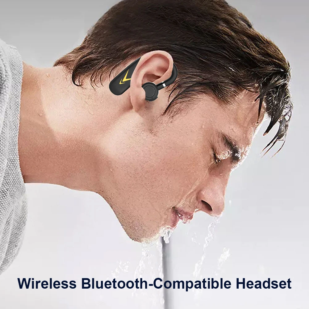J6 Одиночная Беспроводная гарнитура Bluetooth-совместимые наушники-вкладыши с