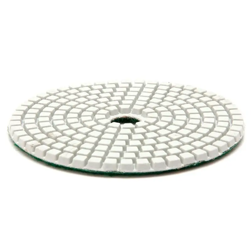 

4" 100mm Diamond Polishing Pads Wet/Dry Granite Stone Concrete Marble Disc G8TB