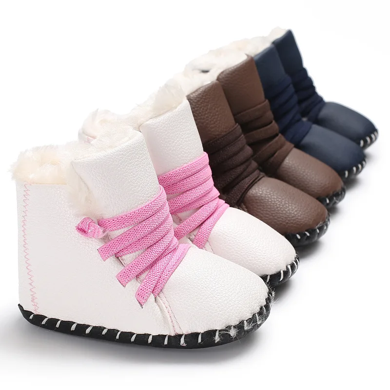 Детские зимние сапоги; Теплые сапоги для малышей; Зимняя нескользящая обувь для малышей; Детские сапоги фото