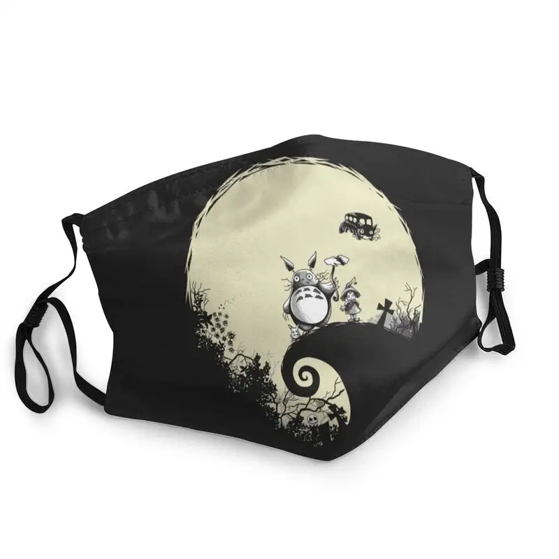 

My Neighbor Totoro Washable Mouth Face Mask Adult Japanese Anime Mask Dustproof Protection Cover Respirator Muffle
