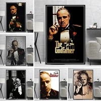 modern godfather portrait movie posters and prints wall art canvas paintings on the wall wall hanging pictures home decoration