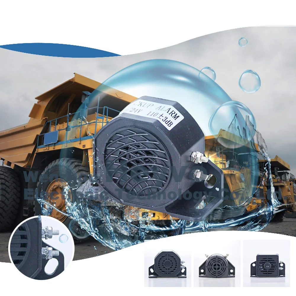 Автомобиль с резервным копированием сигнализация 110dB Водонепроницаемый