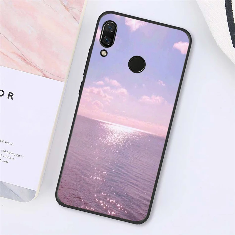 Розовый милый чехол для телефона Maiyaca kawaii sky space Sunset Cloud Art Для Xiaomi Redmi4X 6A 9 Go Redmi 5 5Plus