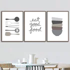Постеры и печать хорошей еды, художественная картина для столовой, детской кухни