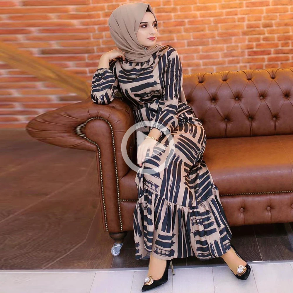 

Eid Mubarek мусульманская Мода Дубай абайя Турция хиджаб летнее платье кафтан мусульманская одежда для женщин женское платье Ete Vestidos