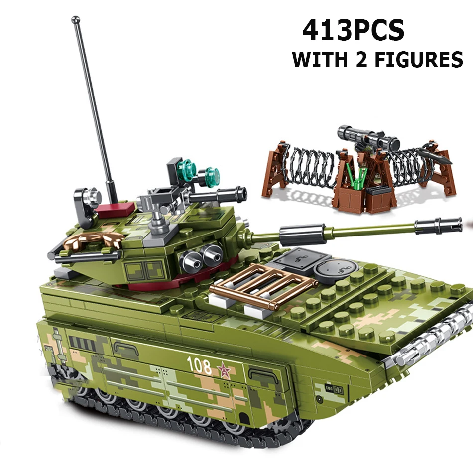 SEMBO 413 шт. для мальчиков 2 мировая война военная униформа штурм-амфибия городской