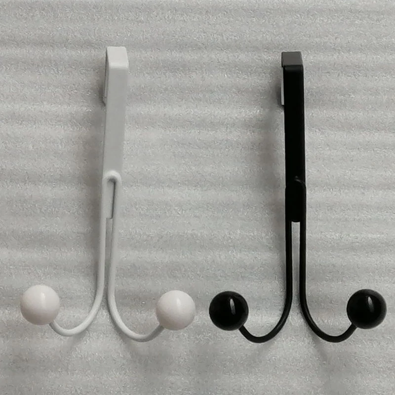 

New 4 Pack over the Door Hooks for Clothes Metal over the Door Hanger 2 Hooks over Door Hooks