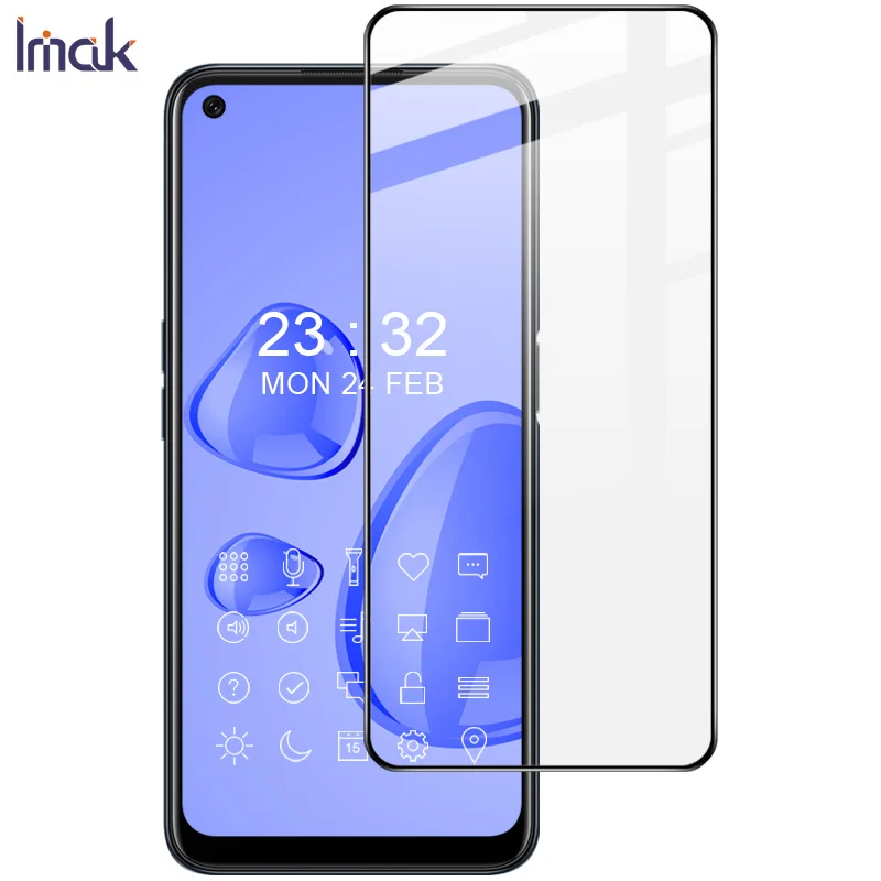 

Imak Pro + Полное покрытие закаленное стекло для OPPO A54 4G защита для экрана Защитная стеклянная пленка для OPPO A54 4G