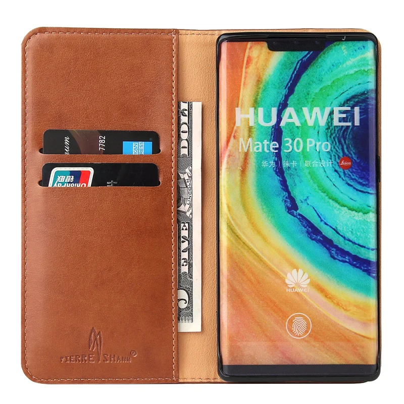 Высококачественный деловой чехол из искусственной кожи для Huawei Mate 30 Pro Магнитный