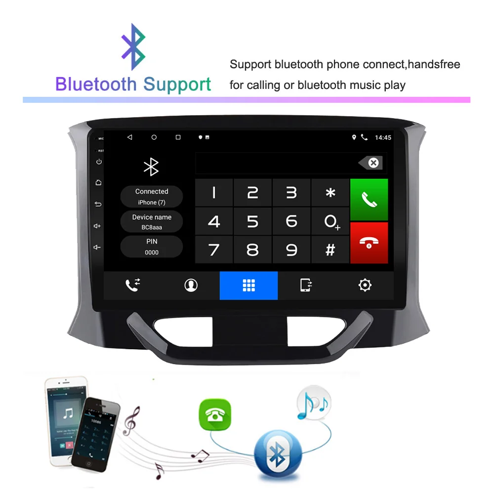 Автомагнитола LADA Xray 9 дюймов Android 8 1 ОЗУ 2 Гб ПЗУ 32 ГБ GPS-навигация мультимедиа din GPS