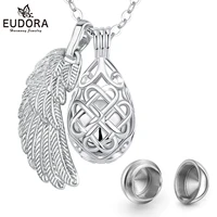 eudora urn cremation pendant 14mm celtic festival cage pen locket ash holder keepsake capsule necklace hollow ball diy jewelr