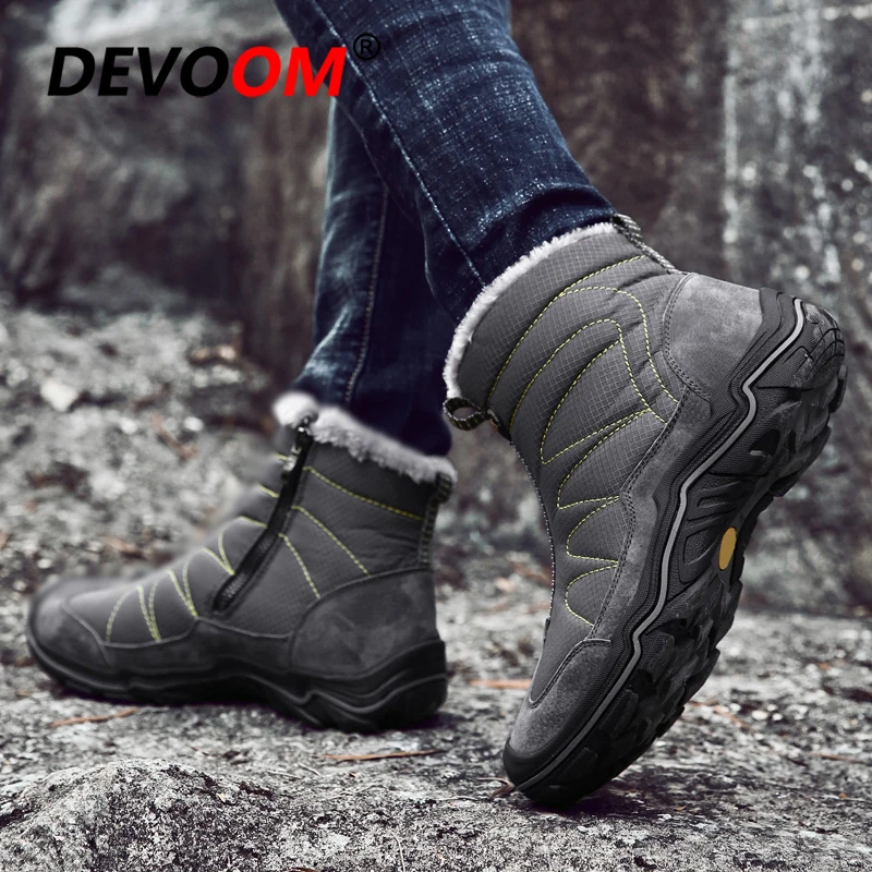 Зимние водонепроницаемые походные ботинки мужские уличные кроссовки