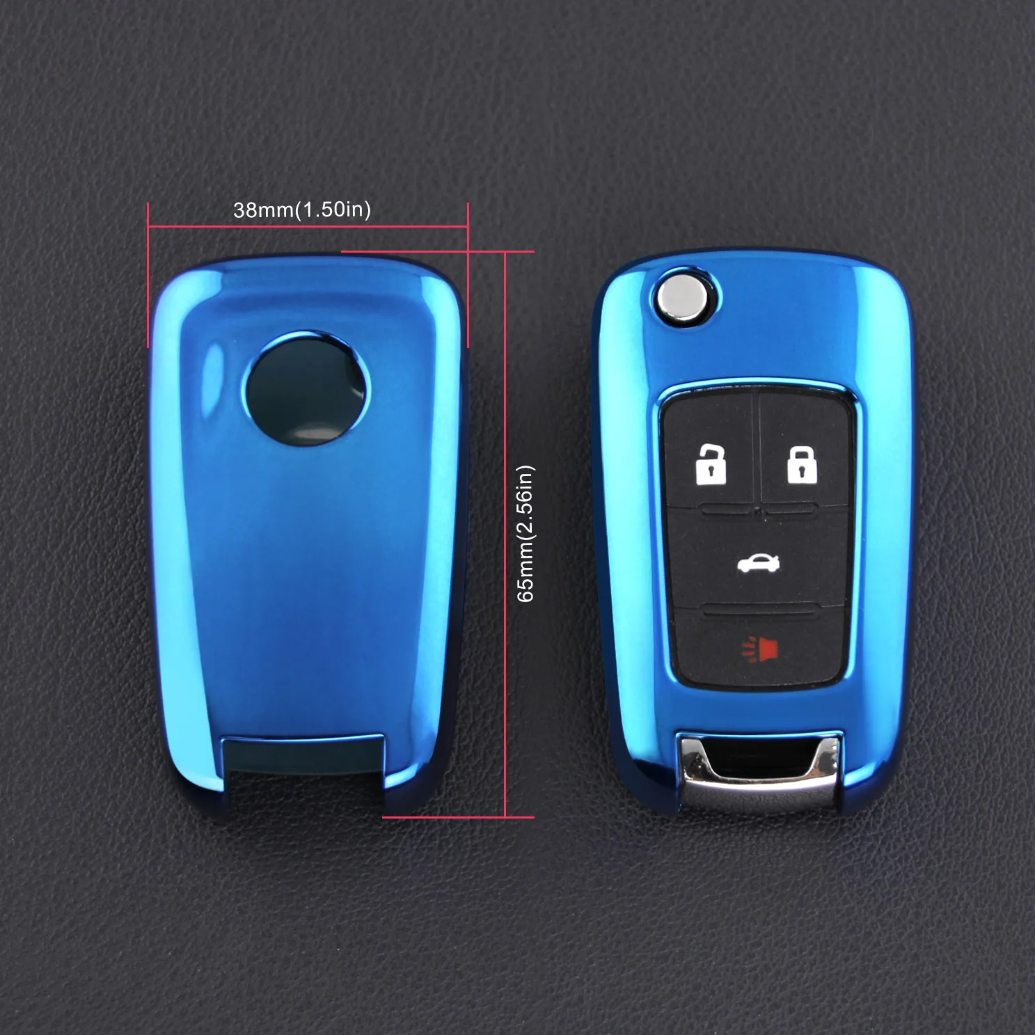 Чехол-книжка для автомобильного ключа Aurora Blue прочный защитный чехол-книжка Chevrolet