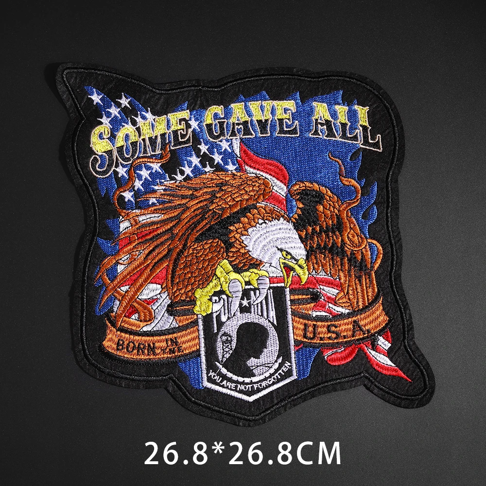 Высококачественные байкерские тканевые нашивки с вышивкой модные в стиле панк