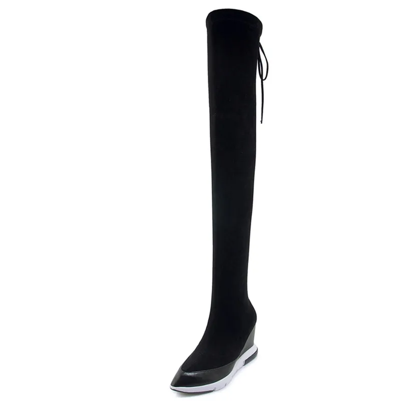 FEDONAS новые женские теплые носки для ночных Обувь вечеринок и клуба зимняя женская