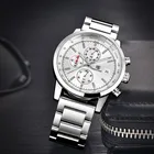 Часы наручные мужские автоматические, Спортивные кварцевые с хронографом