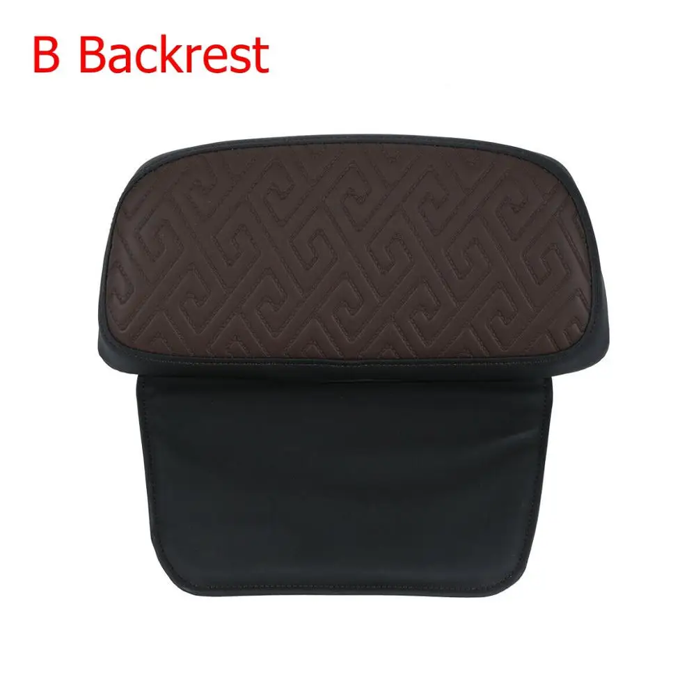 B Backrest Мотоцикл водитель ПАССАЖИРСКОЕ СИДЕНЬЕ спинка для Harley Touring Road King Road скользящий Electra Glide - Цвет: B Backrest
