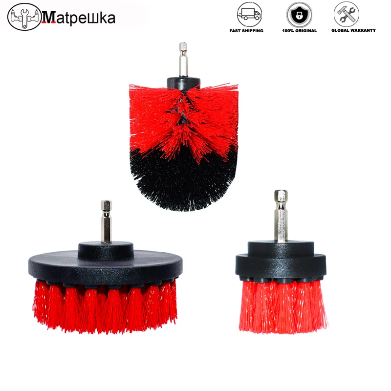 3 шт./набор кистей для затирки щетка дрели чистящая поверхность ванной комнаты