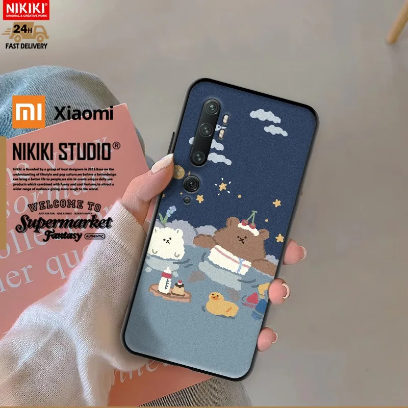 

Silicone Shell For xiaomi Note 10 Pro Play Note 10 Lite Note 3 Case Dirt-resistant Fundas Back Cover Capa Coque TPU