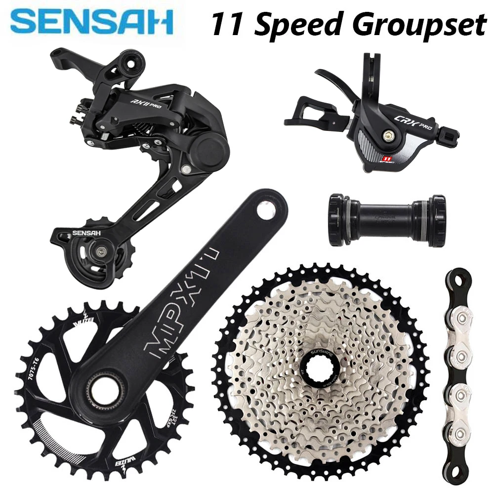 SENSAH CRX MTB 11 Скорость указано s рычаг переключения передач + задний переключатель