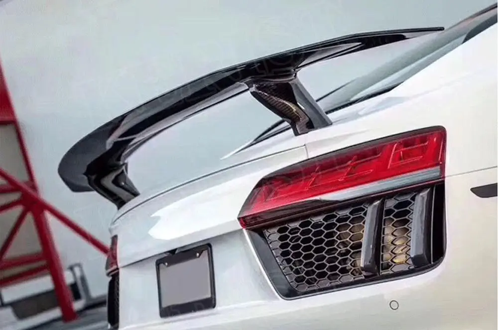 Цена Спойлер для заднего багажника из углеродного волокна для Audi R8 GT V8 V10 2016 и выше