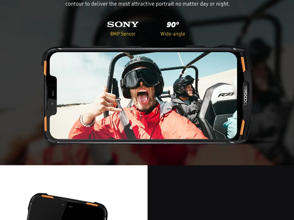 DOOGEE S90 pro 6GB 128GB мобильный телефон IP69K водонепроницаемый ударопрочный 5050mAh 6,18 ''FHD MT6771 Восьмиядерный 16MP NFC 4G смартфон