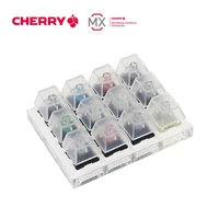 mechanical keyboard cherry mx switch tester 3 pins black red brown blue green milk white silent red 9 12 key translucent keycap