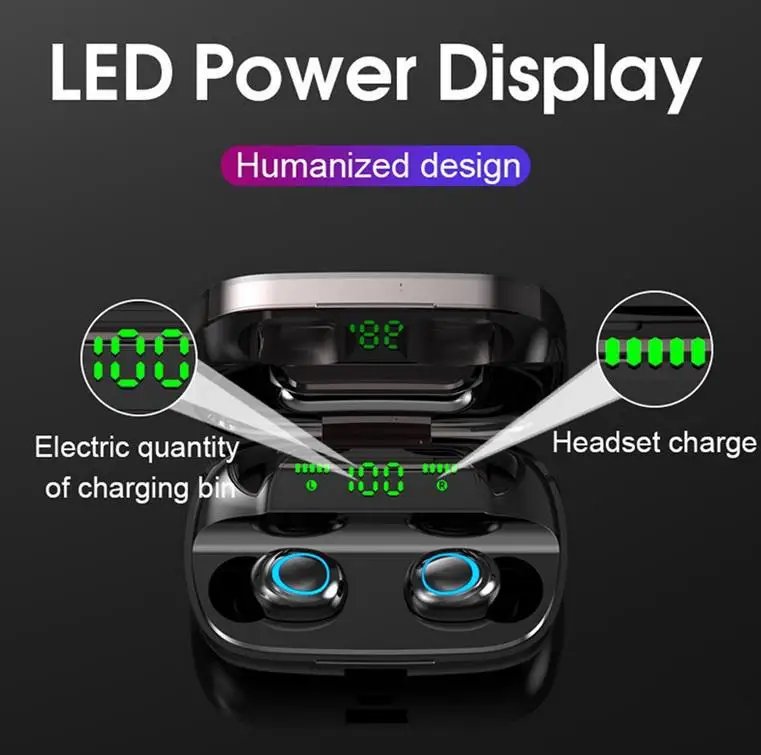 Bluetooth наушники TWS гарнитура сенсорные защита от пота Hi Fi стереонаушники с