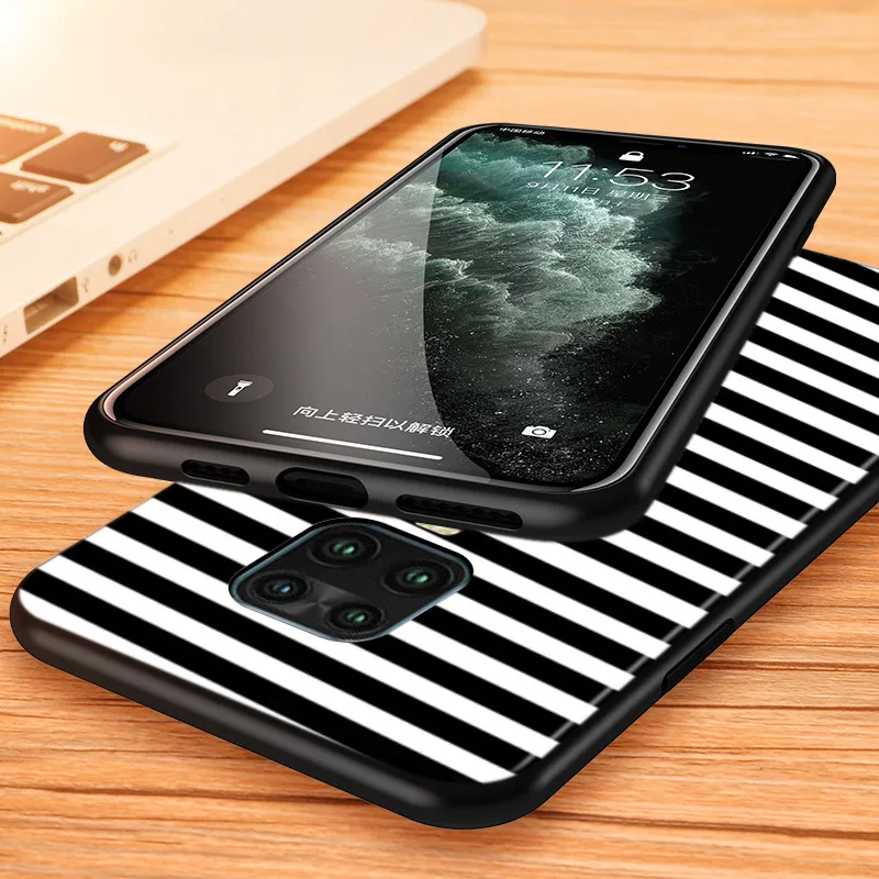 

Silicone Cover Live With Love Stripe For Xiaomi Redmi 9A 9C Note 9 9S Pro Max 8T 8 7 6 5 Pro 5A 4X 4 Prime Phone Case