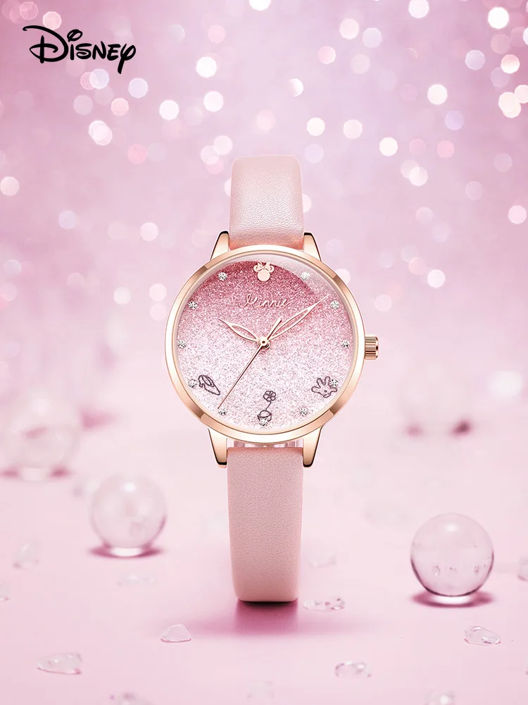 Часы Disney Gypsophila женские простые темпераментные водонепроницаемые часы для