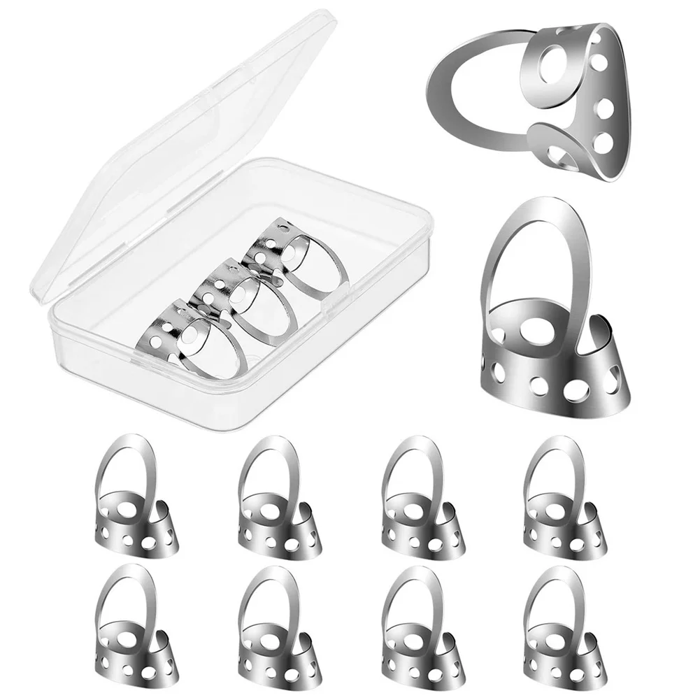 

Index Finger Pick Pieces Adjustable Metal Finger Picks Fingerstyle Pick For Banjo Dobro Resonator Guitar Hollow Tone Deaf