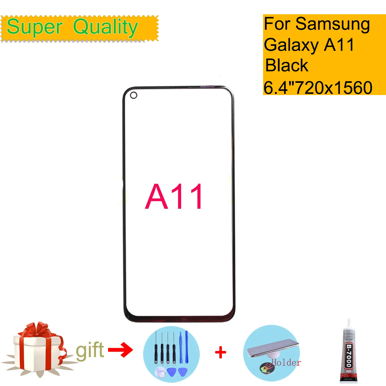 Сменный сенсорный экран для Samsung Galaxy A11 передняя стеклянная панель Внешний ЖК