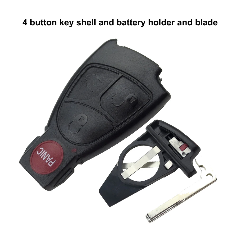 Чехол OkeyTech для Mercedes-Benz, чехол для Mercedes Benz W168, W163, W203, W205, W208, A200, Vito, смарт-ключ, части, лезвие, без эмблемы