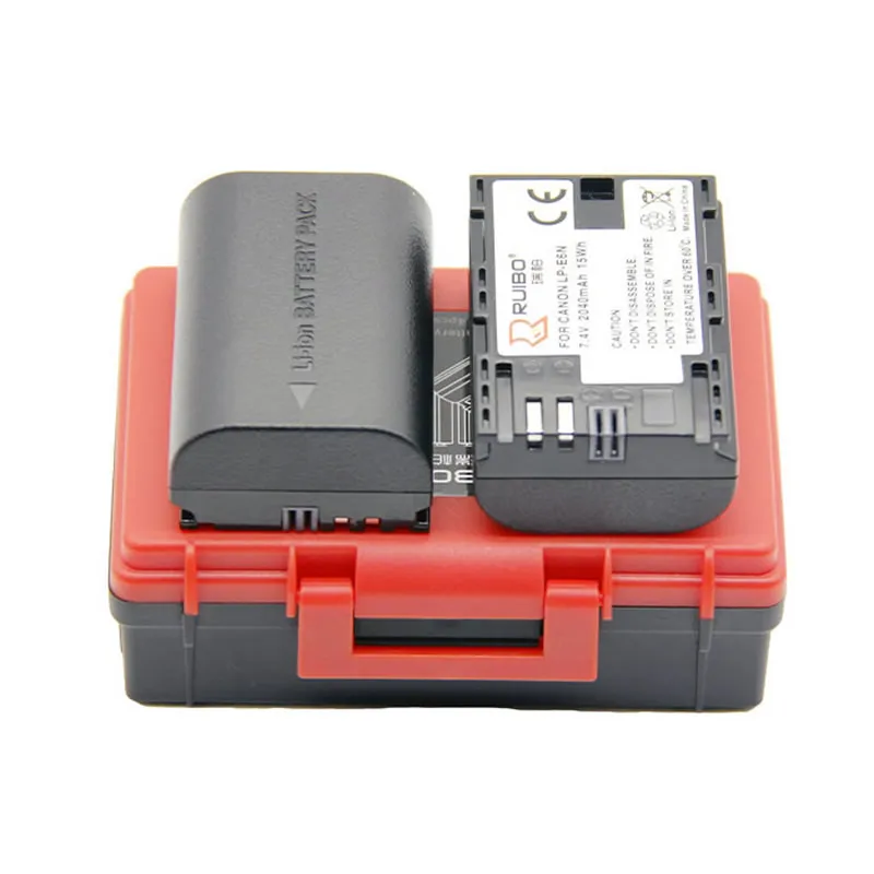 Camera Battery Storage Case SD TF Memory Card for Sony NP-FM50 NP-FZ100 Canon LP-E6N BP-511 Nikon EN-EL14 EN-EL15 Batteries |