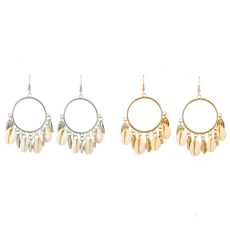 

Fashion Temperament Shell Conch Shape Women Earrings Exquisite Seaside Holiday Earring Party Gifts