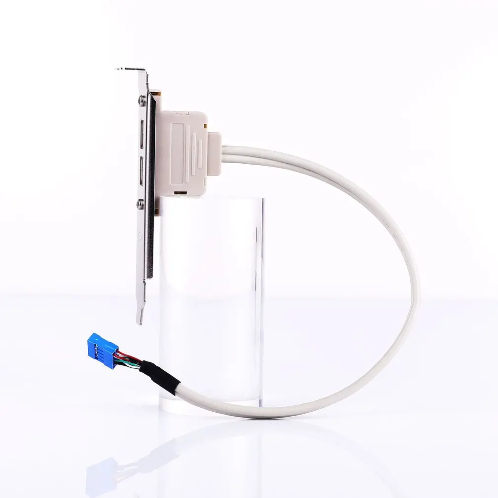 

Main Board USB 3.0 20pin To Dual USB3.0 Baffle Cable USB 3.0 Rear Chassis Baffle Cable USB Baffle Connector Adapter