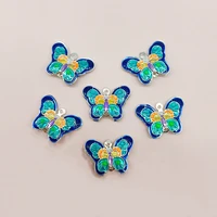 10 pcslot color alloy small butterfly pendant buttons ornaments jewelry earrings choker hair diy jewelry accessories handmade