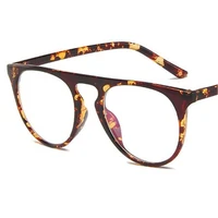 10p retro glasses women men optical eyewear personality single beam eyeglasses unisex oversize frame anti uv spectacles
