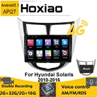 Автомагнитола для Hyundai SolarisAccentVernai25 2010-2016, 2 Din, Android, GPS-навигация, радио, AM, 4G, видео, автомобильная стерео, мультимедийный плеер