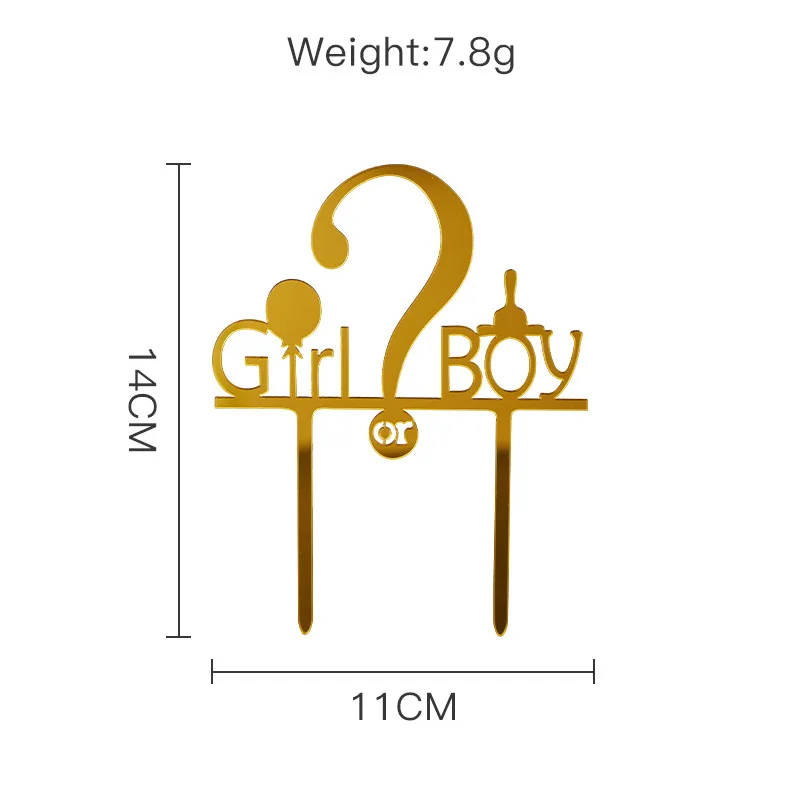 Новая Детская фотография Золотая серебряная акриловая на день рождения