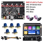 Материнская плата BIGTREETECH SKR V1.4 Turbo BTT SKR V1.4 + TFT35 E3 V3.0 Запчасти для 3D-принтера TMC2130 TMC2209 TMC2208 MKS CR10 Ender 3 V2