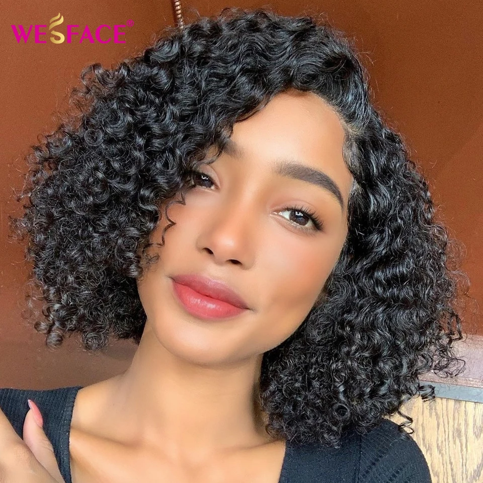 Бразильские человеческие волосы с глубокой волной парик застежкой Боб